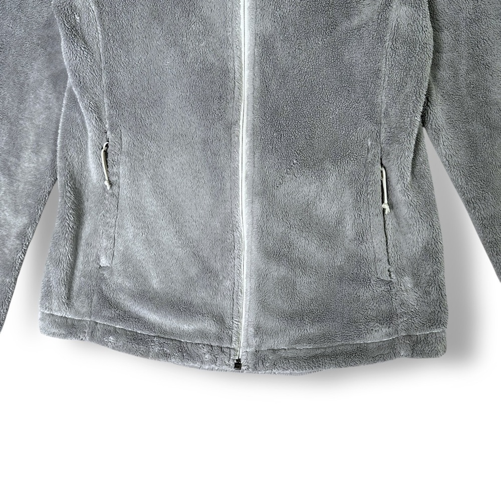 The North Face Womens Osito Fleece Jacket Sz S Gray Outdoor Layer Winter Fall - Picture 3 of 9